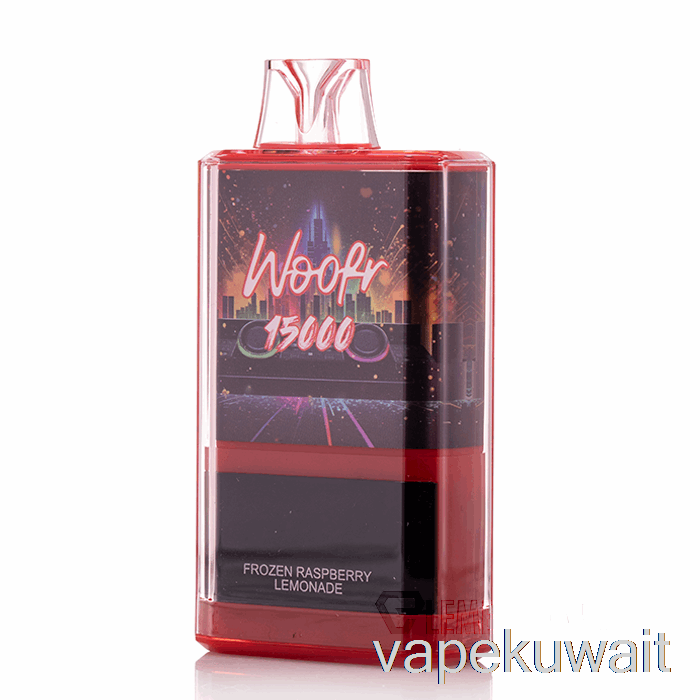 مجموعة Woofr 15000 لـ Vape Vape بنكهة عصير الليمون والتوت المجمد للاستعمال مرة واحدة